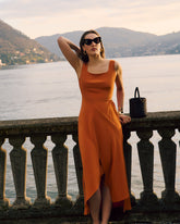 Silk Cut out Dress