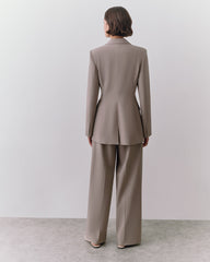 Wool Wide Leg Pant