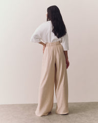 Linen Pleated Pants