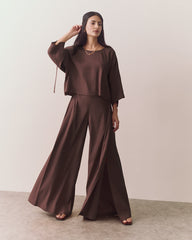 Linen Adjustable Sleeve Top