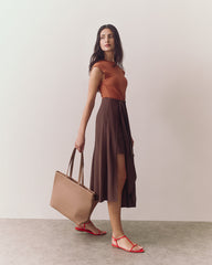 Linen Wrap Skirt