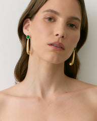 Beaded Long Lluvia Earrings