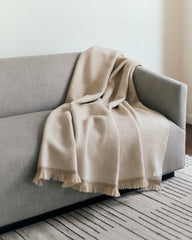 Two-Tone Alpaca Blanket
