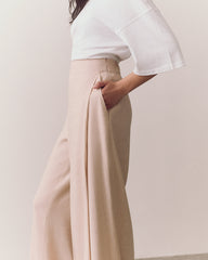 Linen Pleated Pants
