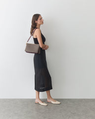 Tria Clutch (Suede/Snake)