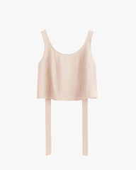 Linen Cropped Tank