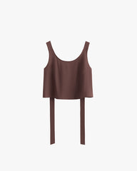 Linen Cropped Tank